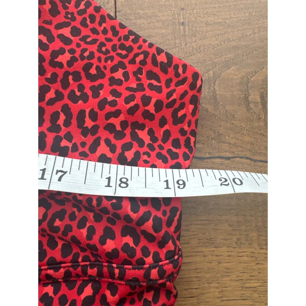 Fabletics All Day Every Day Low Impact Jacquard Sports Bra Red Women's Size 2X - Picture 8 of 8